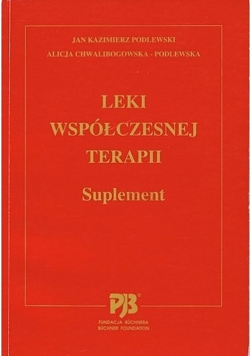 Okładka książki leki współczesnej terapii. suplement